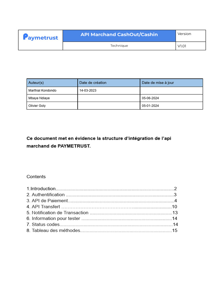 API Marchand PMT (FR) | PDF | Internet | Internet et Web