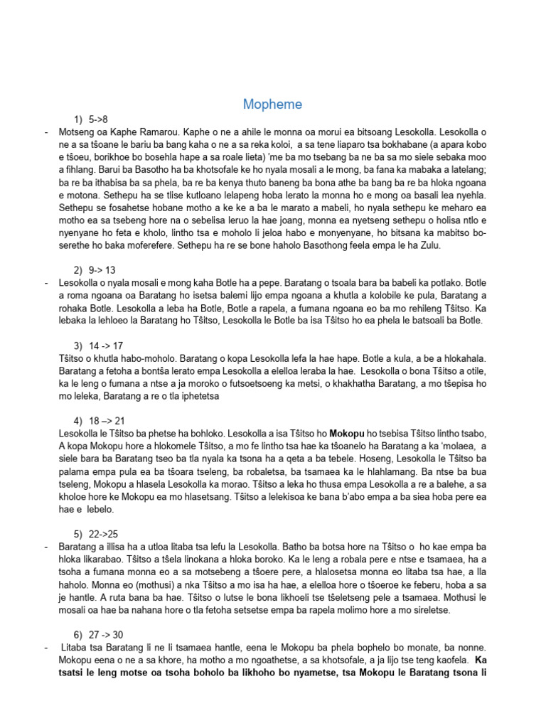 1) Mopheme-1 | PDF