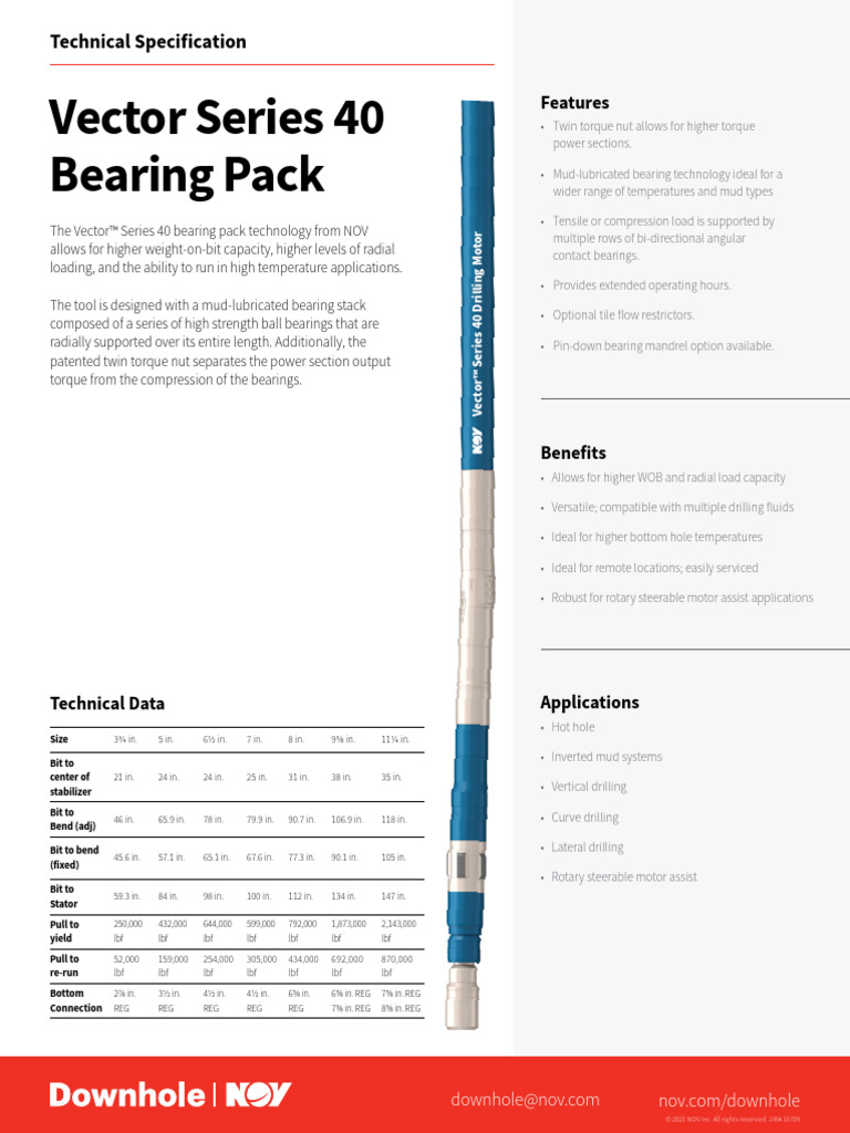 WBT DH MT - Vector Series 40 Tsum Update v3 Web | PDF | Bearing ...