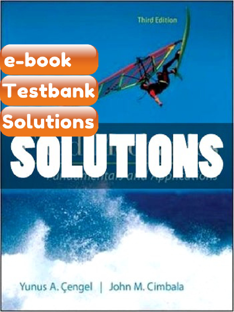 Testbank - Fluid Mechanics Fundamentals and Applications 3 Ed Cengel ...
