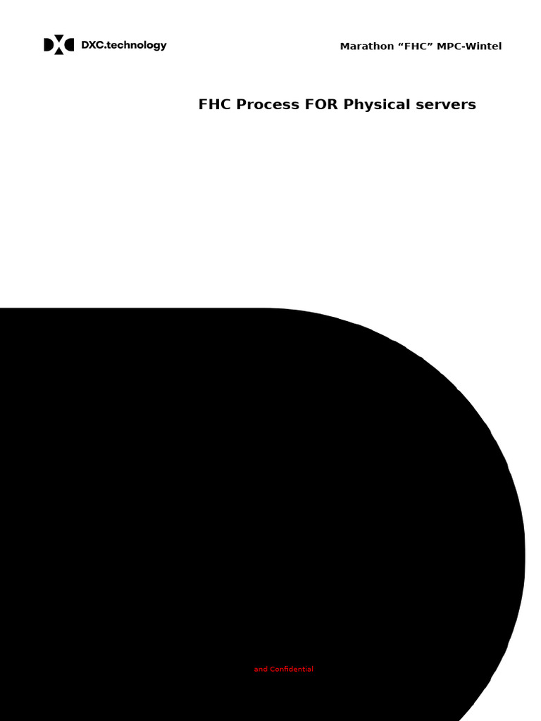 FHC Process For Physical Servers | PDF | Server (Computing) | Operating ...