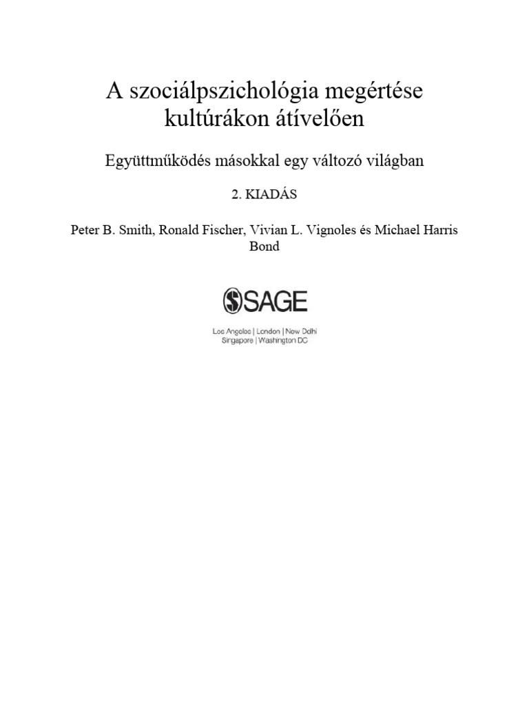 Smith Et Al. - Understanding Social Beh - Why Does Social Psychology ...