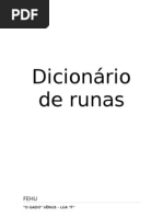 Dicionário de Runas
