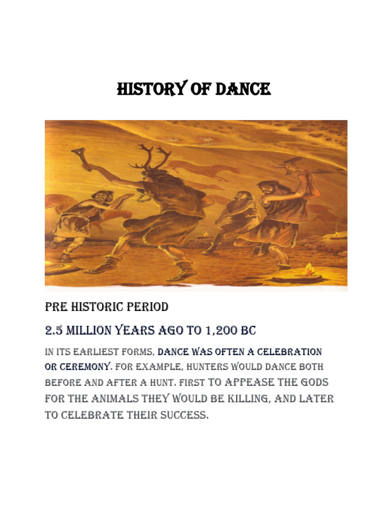 History of Dance | PDF