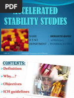 A PPT On Accelerated Stability Studies