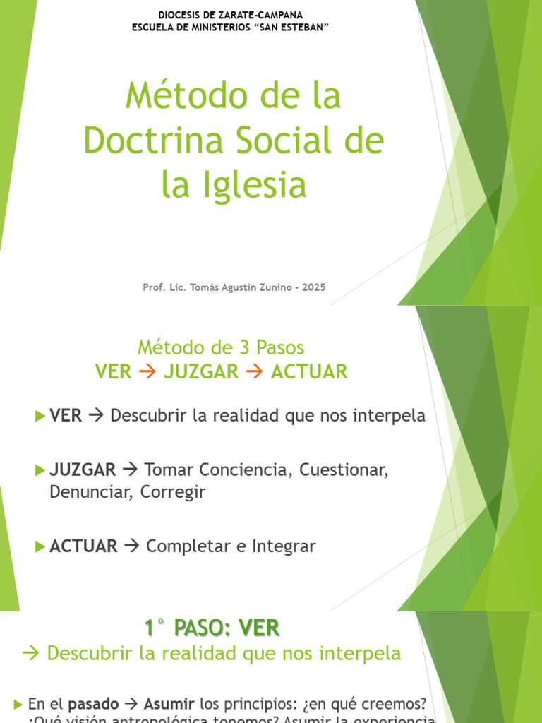 2.método de La Doctrina Social de La Iglesia | PDF