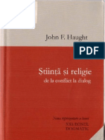 Stiinta Si Religie. de La Conflict La Dialog - John F. Haught