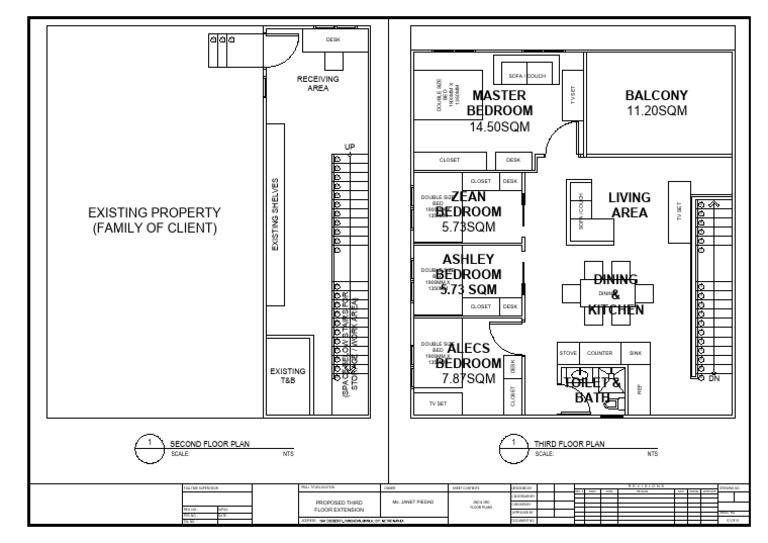 Proposed Layout Rev001 | PDF | Room | Home