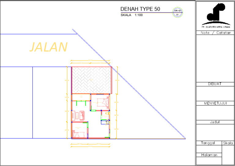 Denah Type 50 | PDF