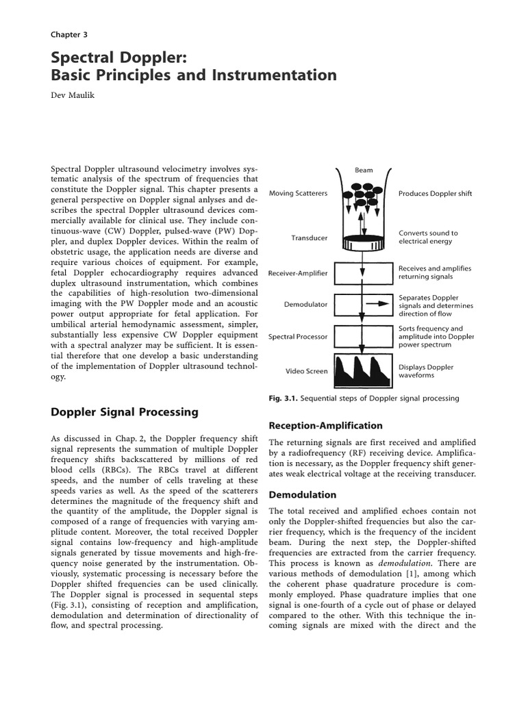 Doppler Espectral 2 | PDF | Spectral Density | Medical Ultrasound