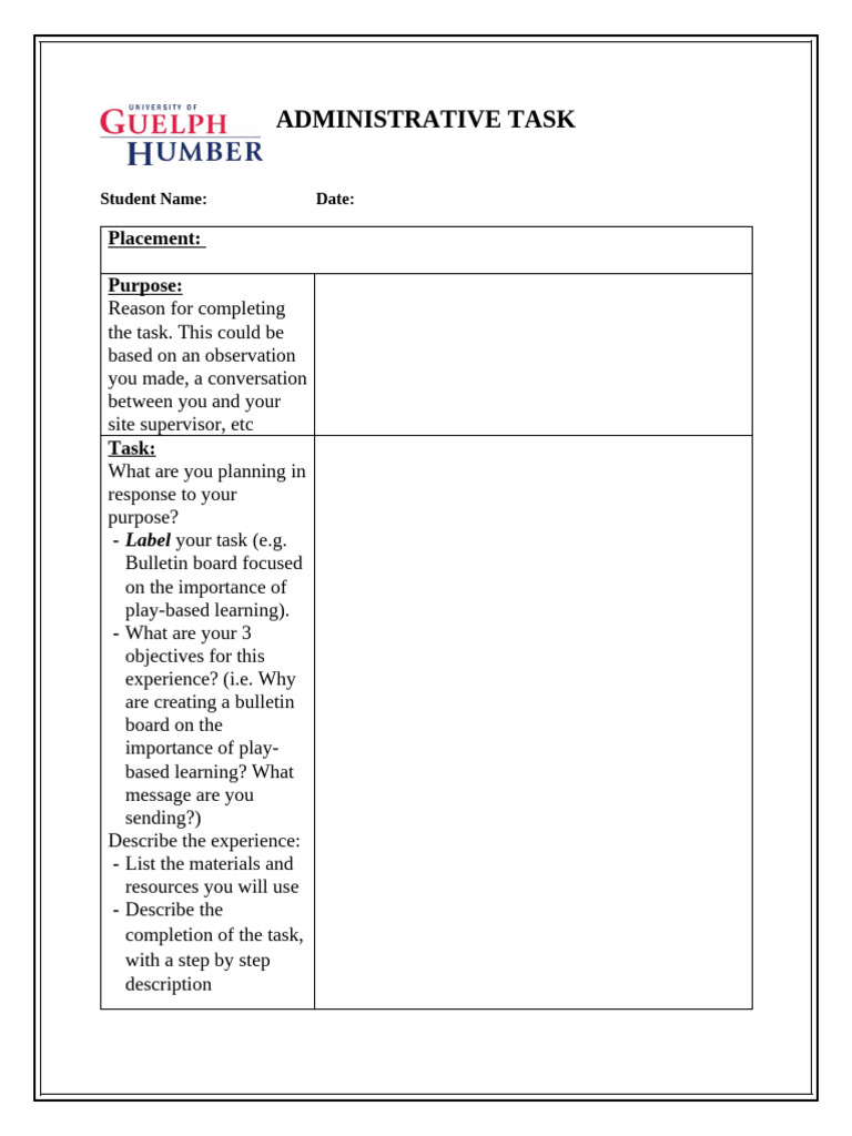 Administrative Task | PDF
