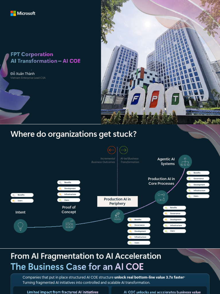 FPT - AI Transformation (AICOE) | PDF | Artificial Intelligence ...