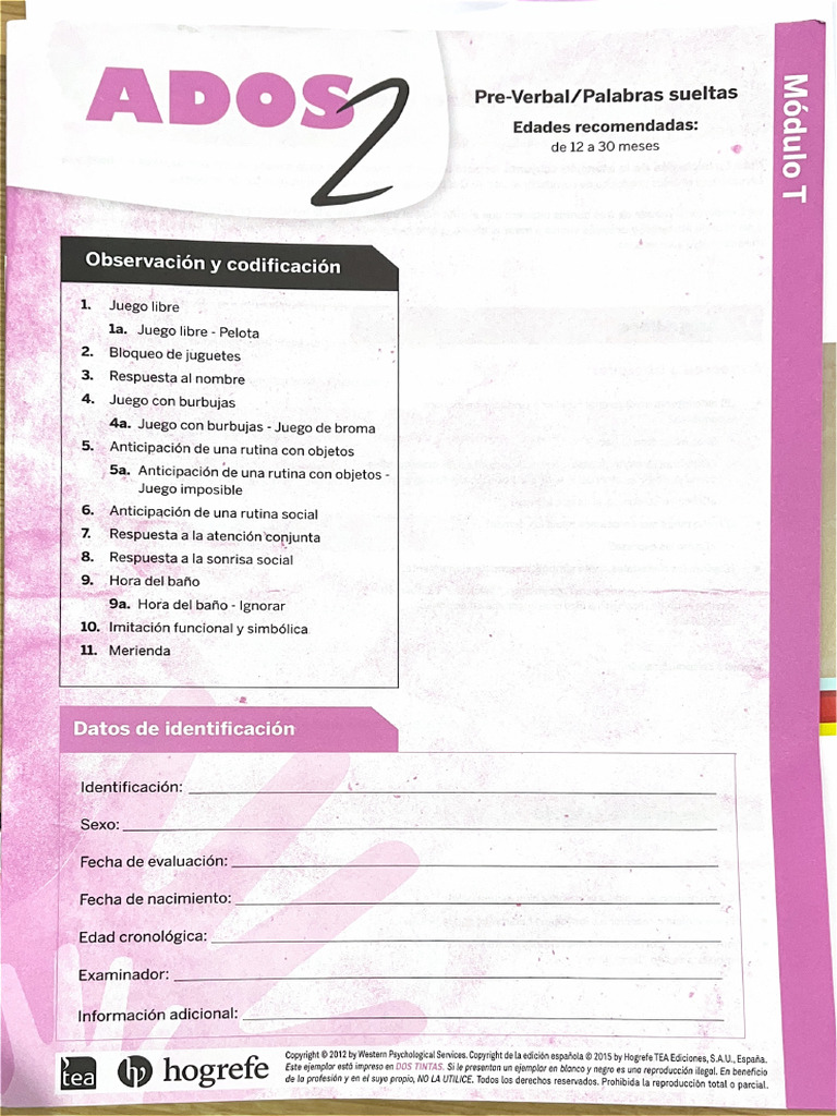 Modulo T Ados2 | PDF