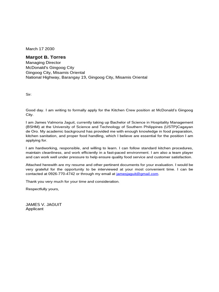 Application Sample | PDF