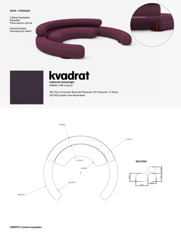 Planos Sofa REBELBAR - Low | PDF