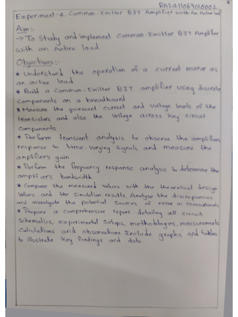 Experiment 4 | PDF