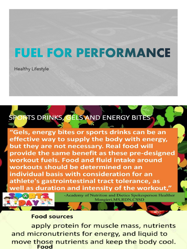 Fuel For Performance Lesson 2 | PDF