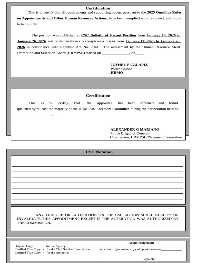 Pat 361 KSS Back Permanency 2026 | PDF