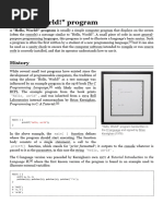 History and Variations of "Hello, World!" | PDF | Computer Programming ...