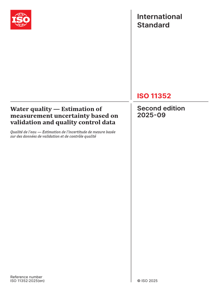 Iso 11352 2025 | PDF | Observational Error | Uncertainty
