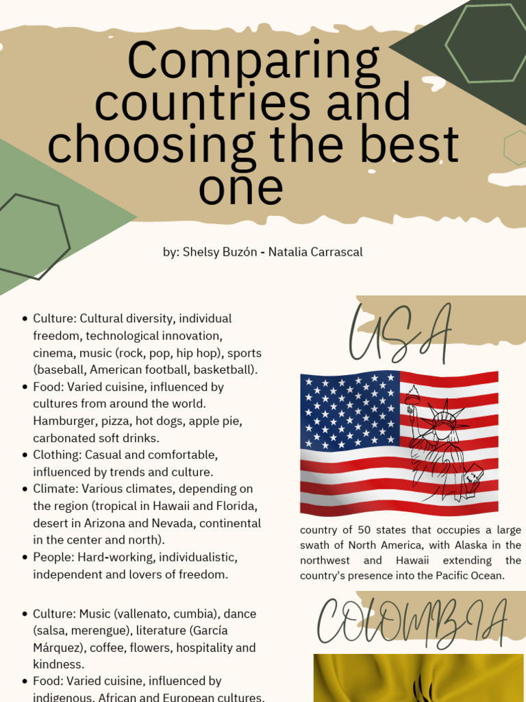 Comparing Countries and Choosing The Best One | PDF | Earth Sciences