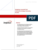 Designing a Successful Test Automation Strategy- Impetus White Paper