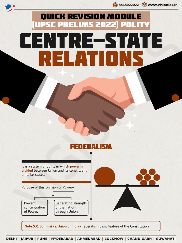 Centre State Relations | PDF