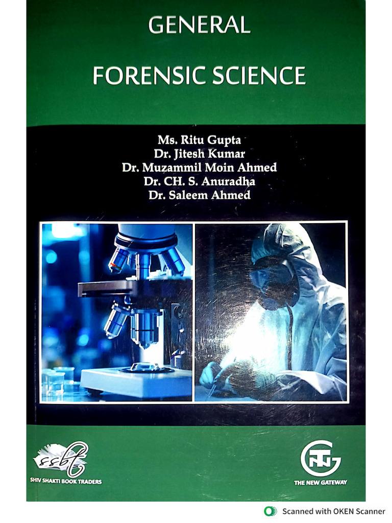 General Forensic Science 1 | PDF