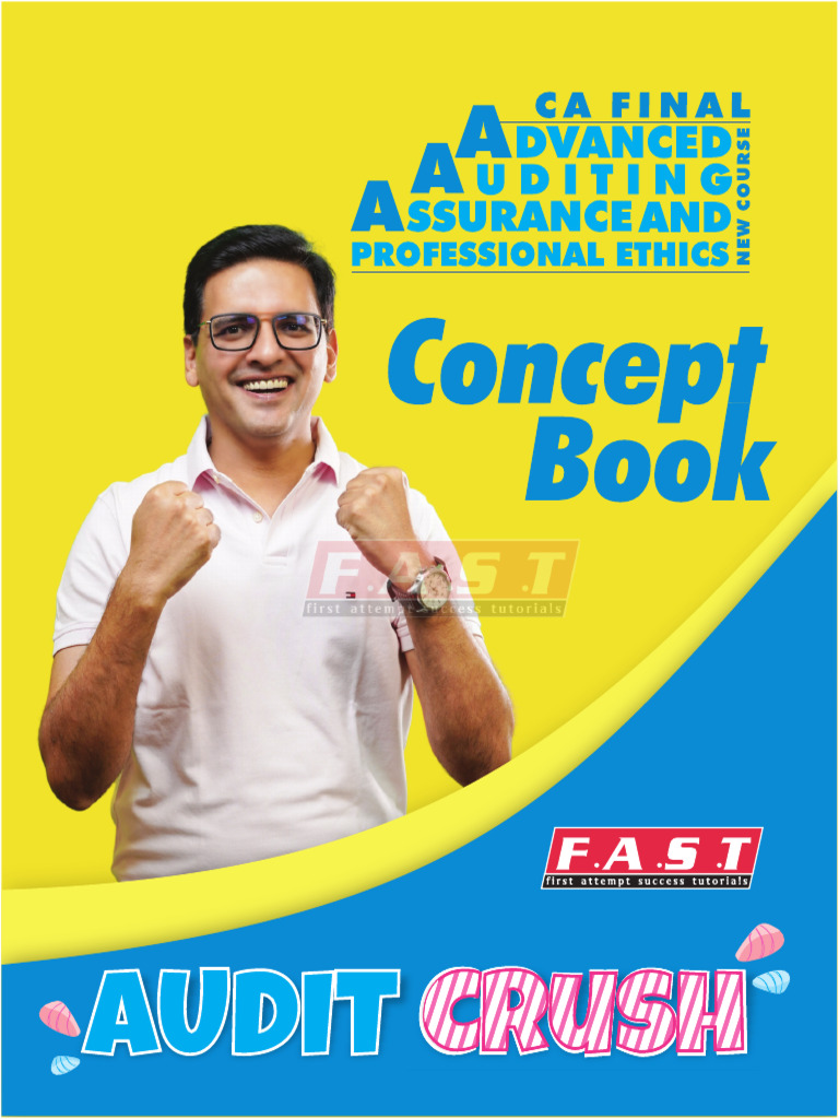 CA Final Audit Crush Concept Sample Book by CA Sarthak Jain | PDF ...