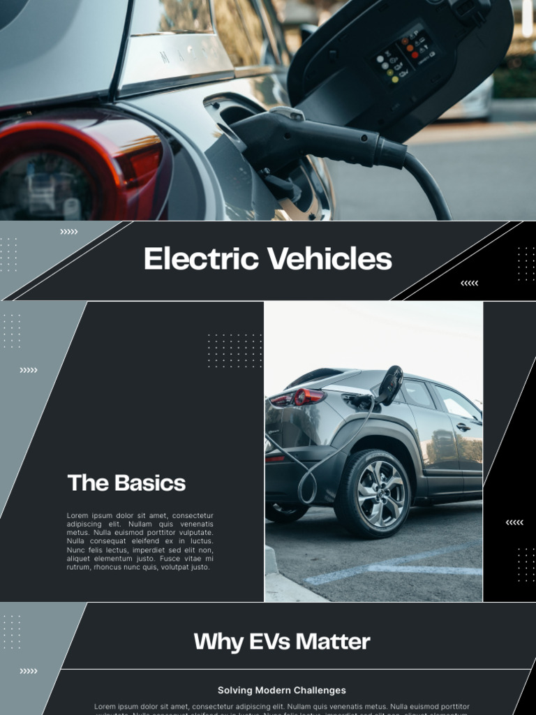 Electric Vehicles Presentation | PDF | Electric Vehicle | Plug In Hybrid