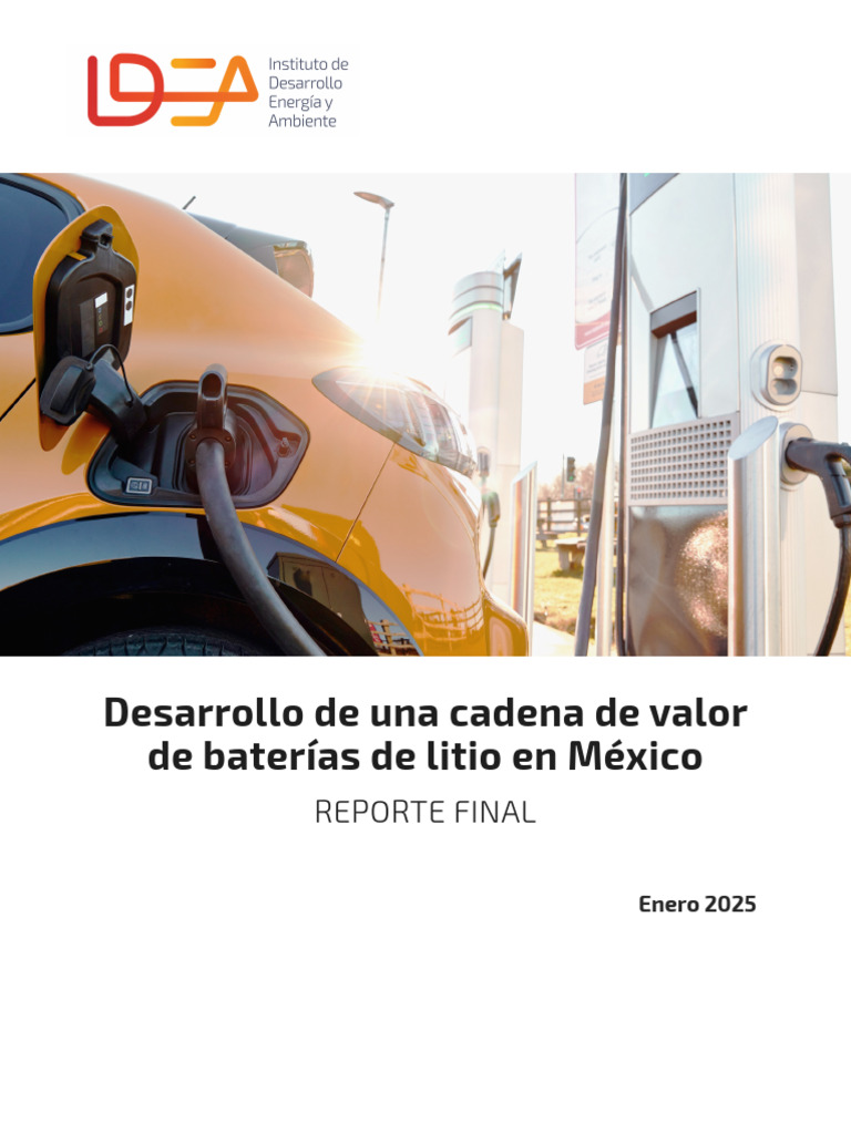 Cadena de Valor Litio Reporte Final | PDF | Reciclaje | Litio