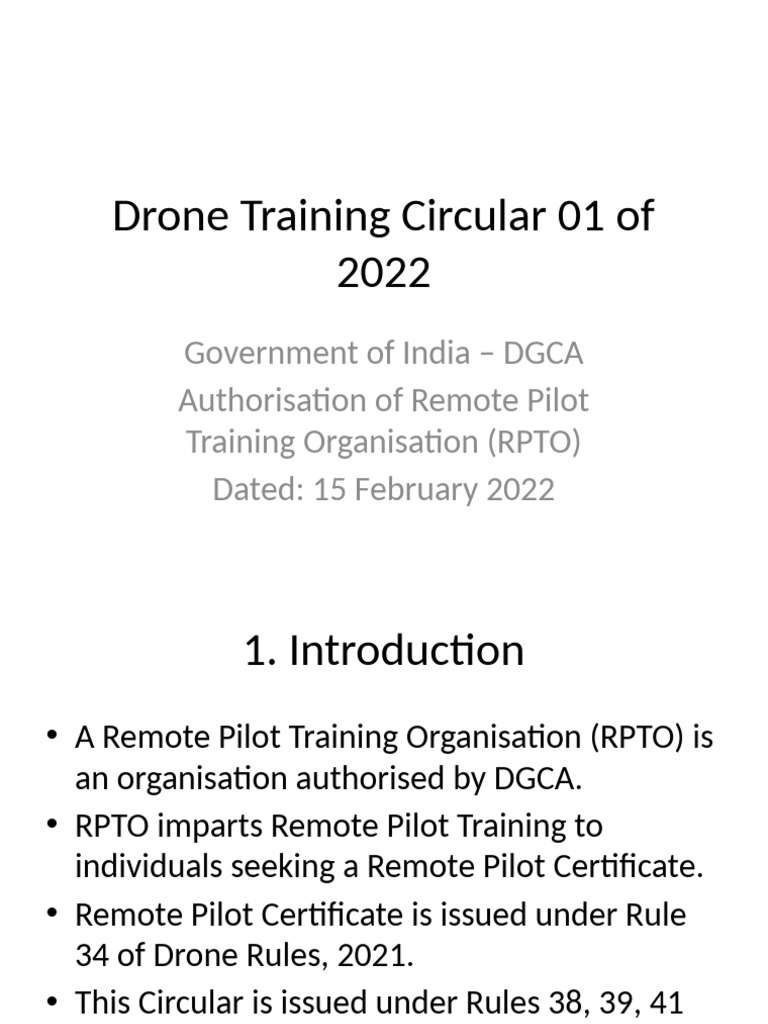 Dgca Rpto Document Only Complete | PDF | Unmanned Aerial Vehicle | Aviation