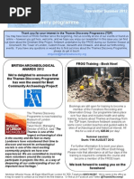 Download TDP Newsletter Summer 2012 by Thames Discovery Programme SN99979755 doc pdf