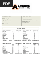 Acellus Academy Transcript Overview | PDF