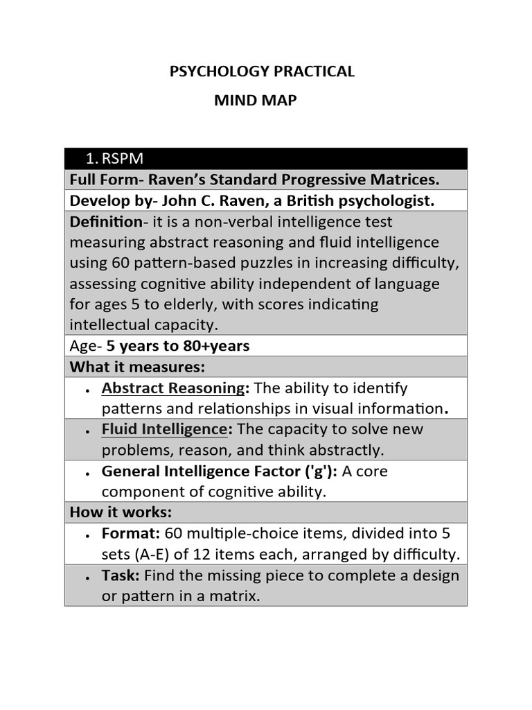 Psychology Practical 12th | PDF | Extraversion And Introversion | Self ...