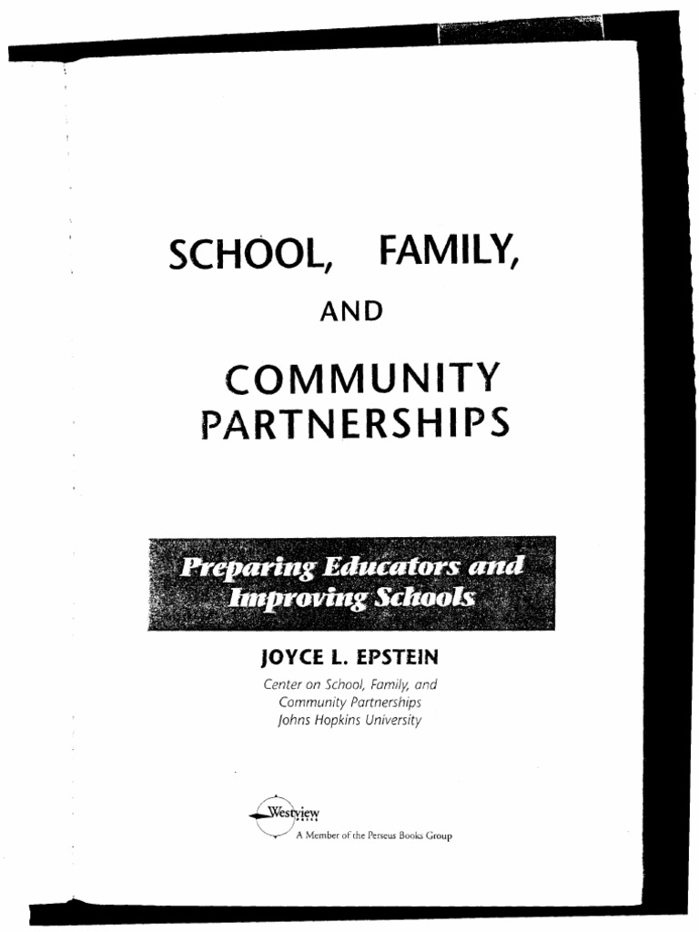 Epstein (2001) - Schhol Family and Community Partnerships | PDF