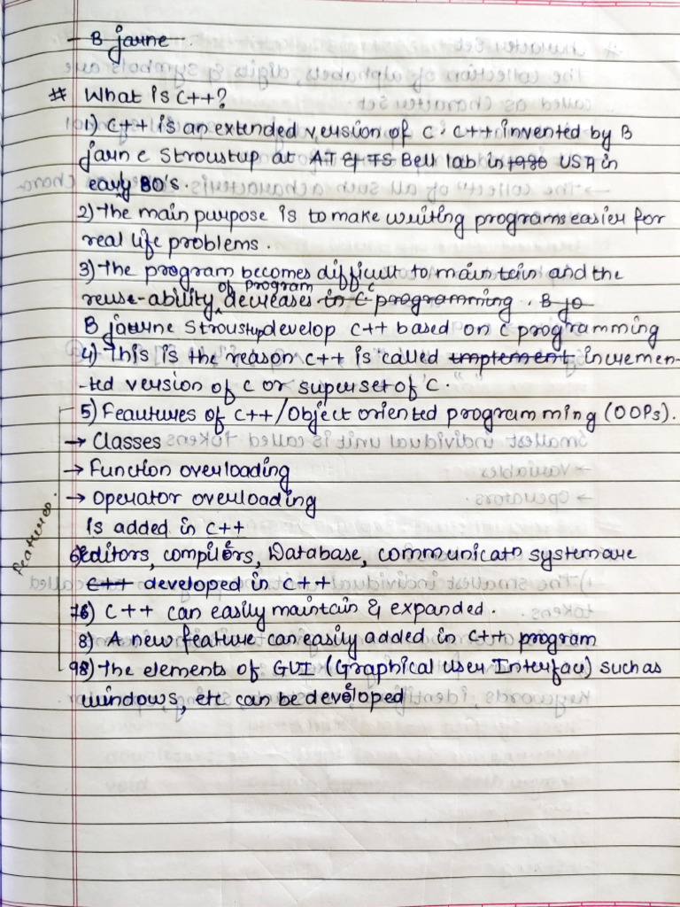 C++ Notes 11 STD | PDF
