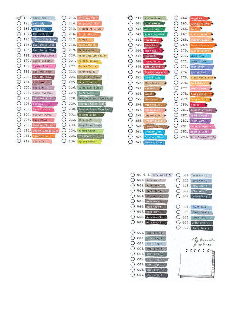 Colour Card | PDF
