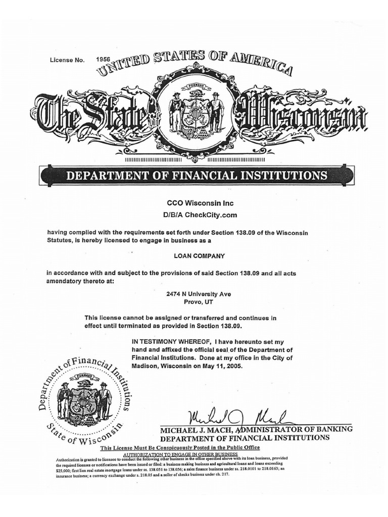 Wi License | PDF