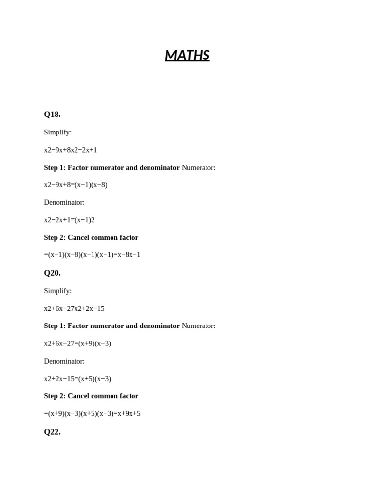 Maths 2 | PDF