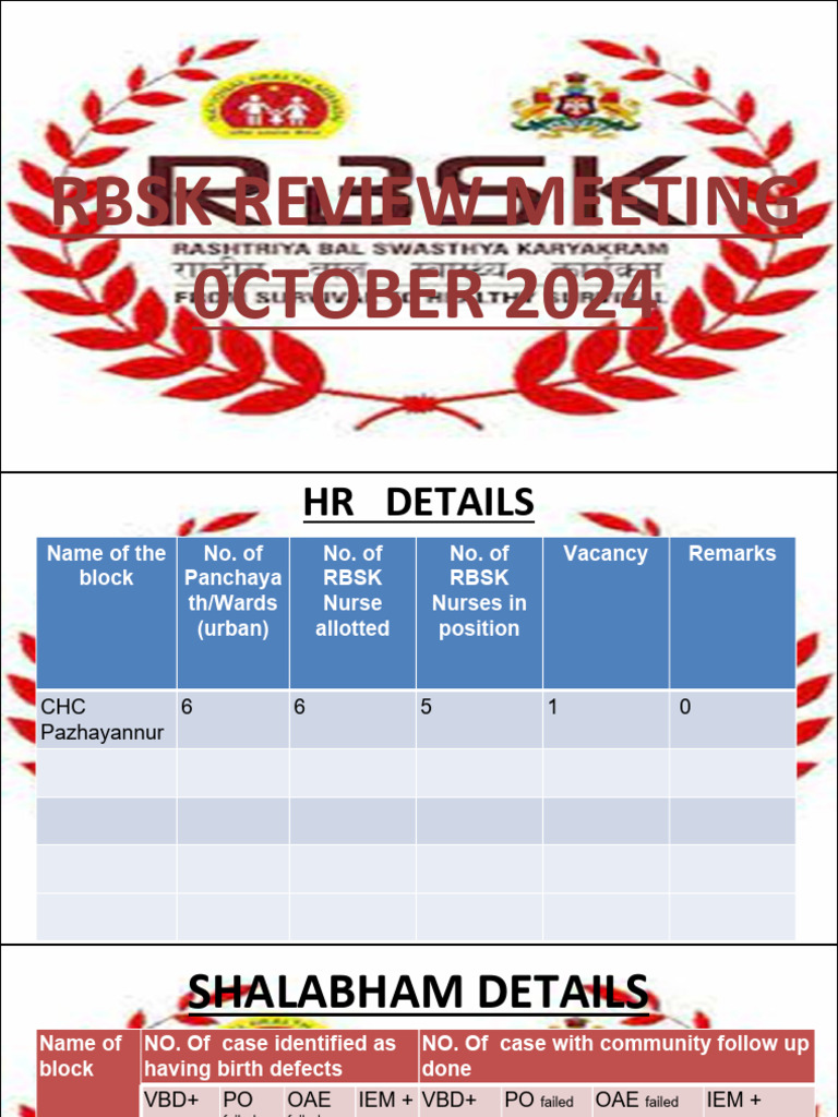 RBSK Report | PDF