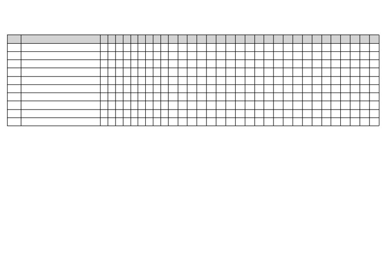 Daily Work Tracker No Boxes A4 | PDF