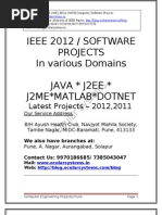 Download Latest Ieee Project Titles 2012 Computer Engineering by ocularsystems SN99983775 doc pdf