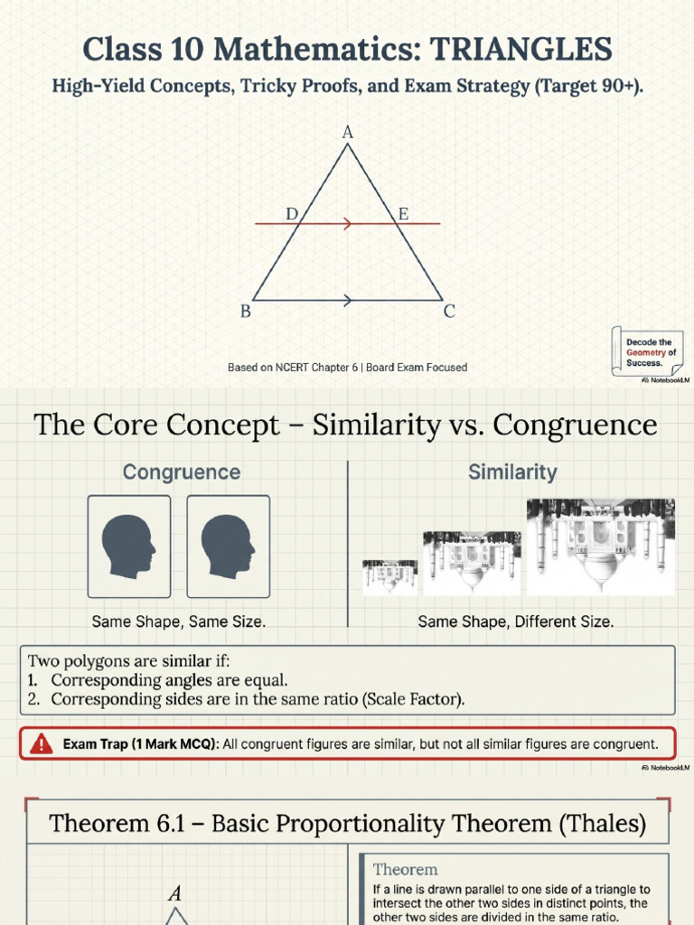 Triangles Exam | PDF