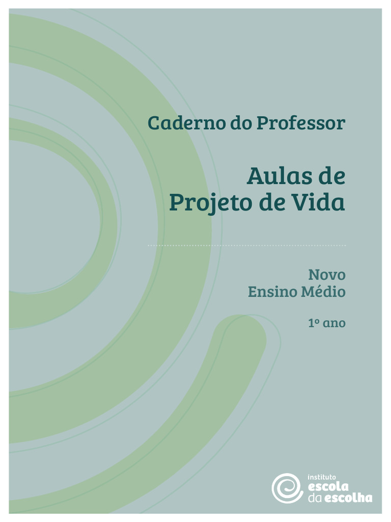 1° Ano - Projeto de Vida (Aula 1 A 3) | PDF | Sistema de Posicionamento ...