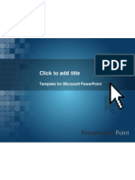 Click To Add Title: Template For Microsoft Powerpoint