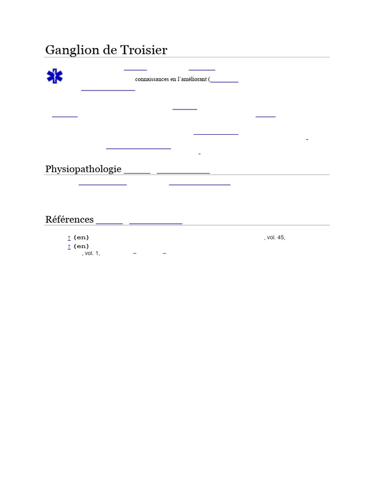 Ganglion de Troisier | PDF