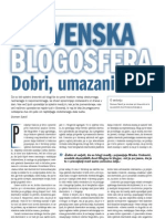 Slovenska Blogosfera: Dobri, Umazani, Zli