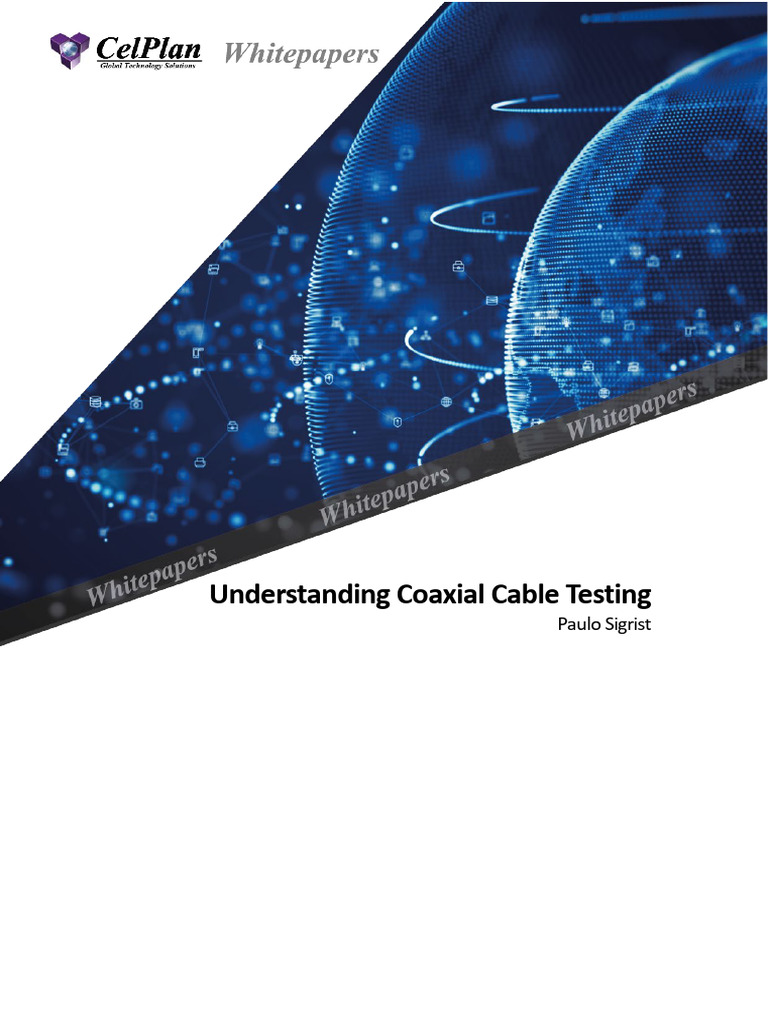 Understanding Coaxial Cable Testing Article en v1.1 | PDF | Coaxial ...