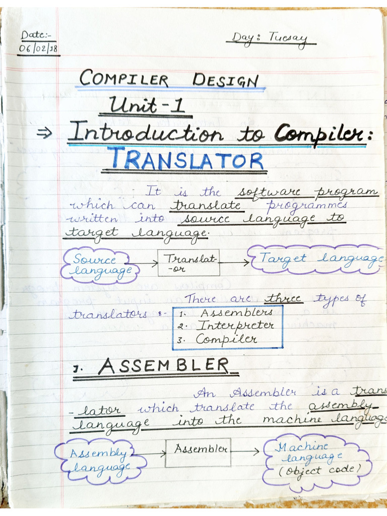 CD Notes Part 1 | PDF | Computing | Language Mechanics